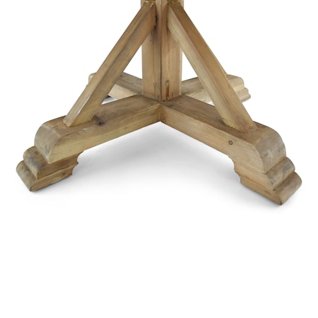 Atlas Commercial Products X-Base for 60" Round Reclaimed Elm Table Top RFT35-60R-XBASE